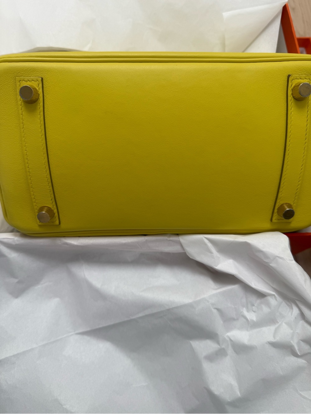 Hermes Yellow Birkin 25 with Gold Hardware - Picture 6 of 9